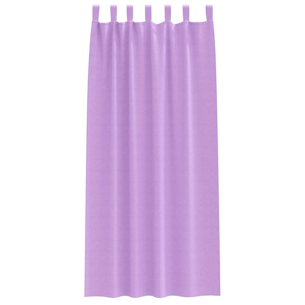 Verdunkelungs-Vorhänge mit Ringen 2 pcs Beige 140 x 140 cm