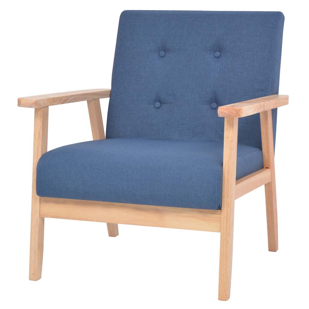 2-Sitzer-Sofa Stoff Hellgrau