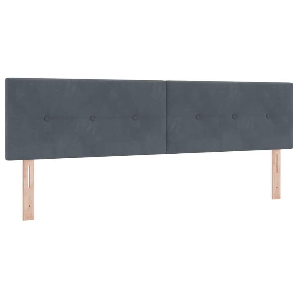 Kopfteil Hellgrau 80 cm Samt