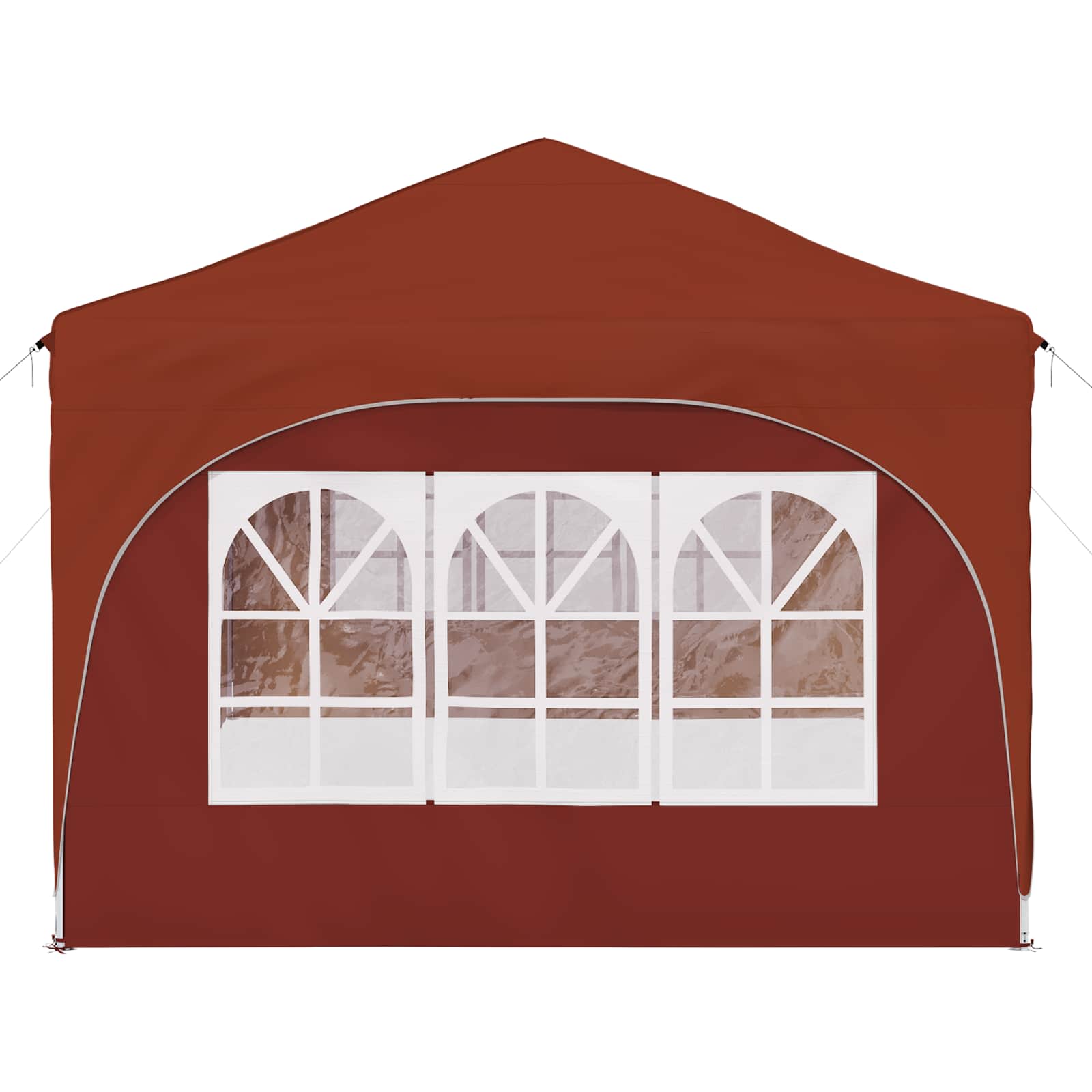 Pop-up Partyzelt 575 x 288 x 245 cm Creme Oxford-Stoff
