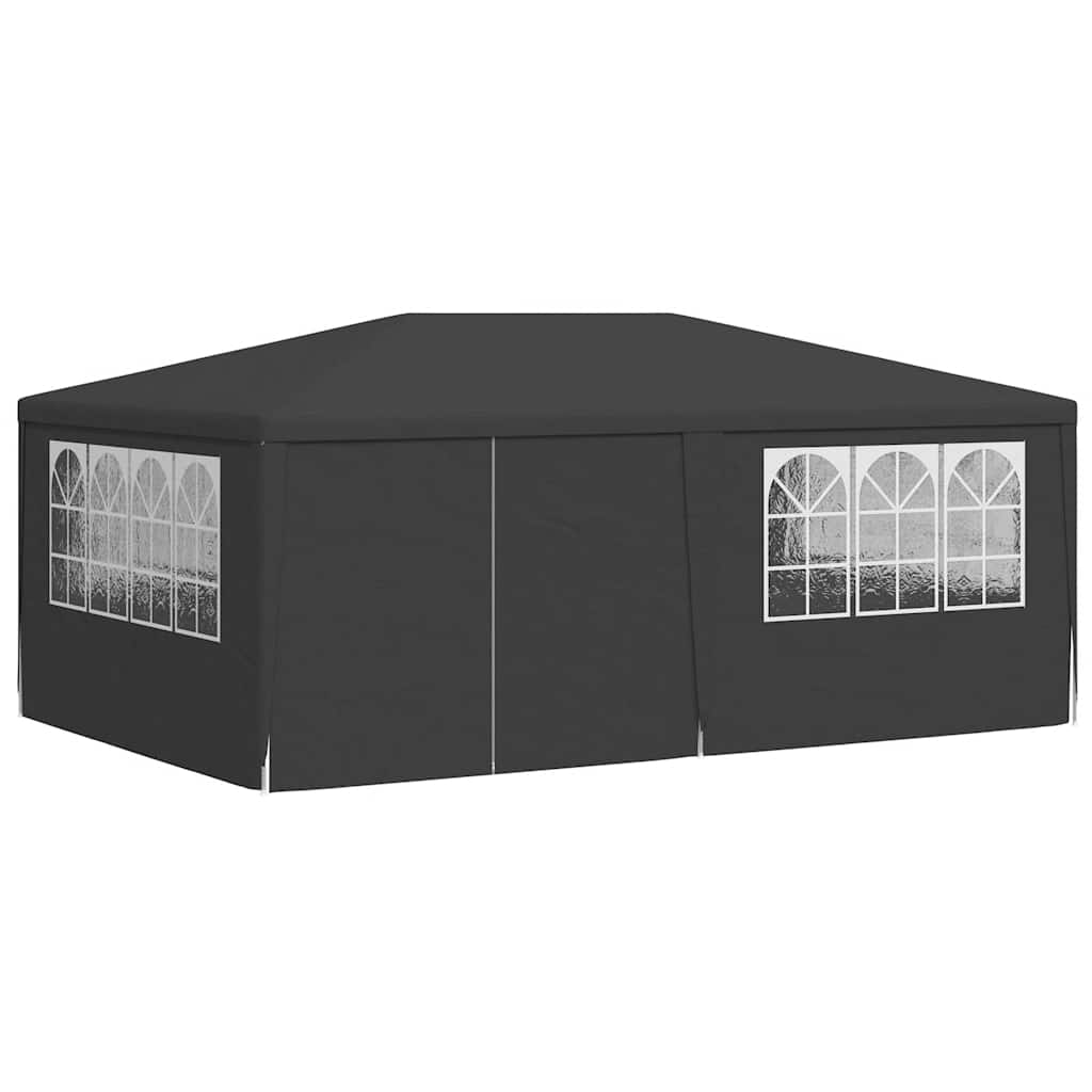 Party-Zelt Rot 200 x 200 x 240 cm PE und Stahl