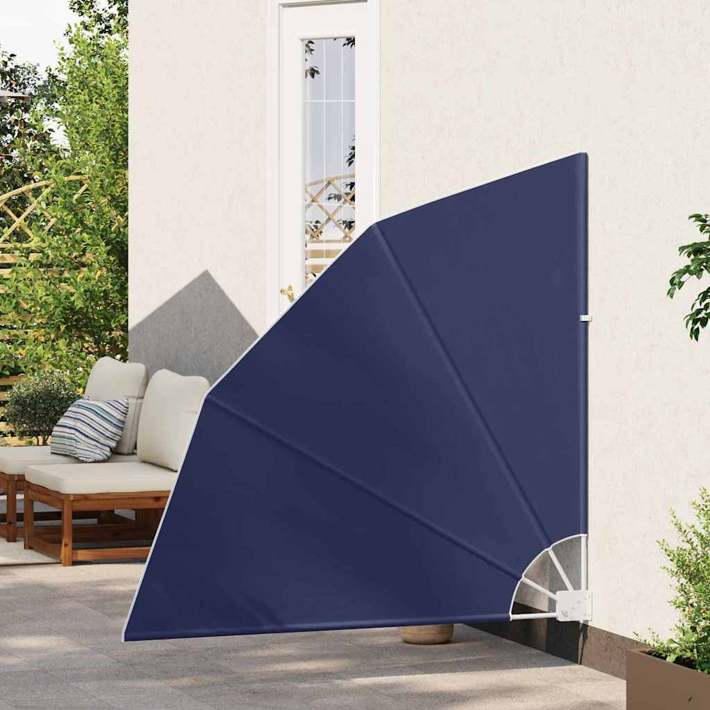 Faltbarer Balkonfächer Grau 210×210 cm