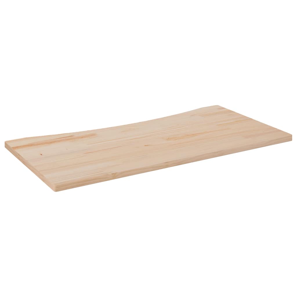 Schreibtischplatte 80x40x2,5 cm Massivholz Kiefer