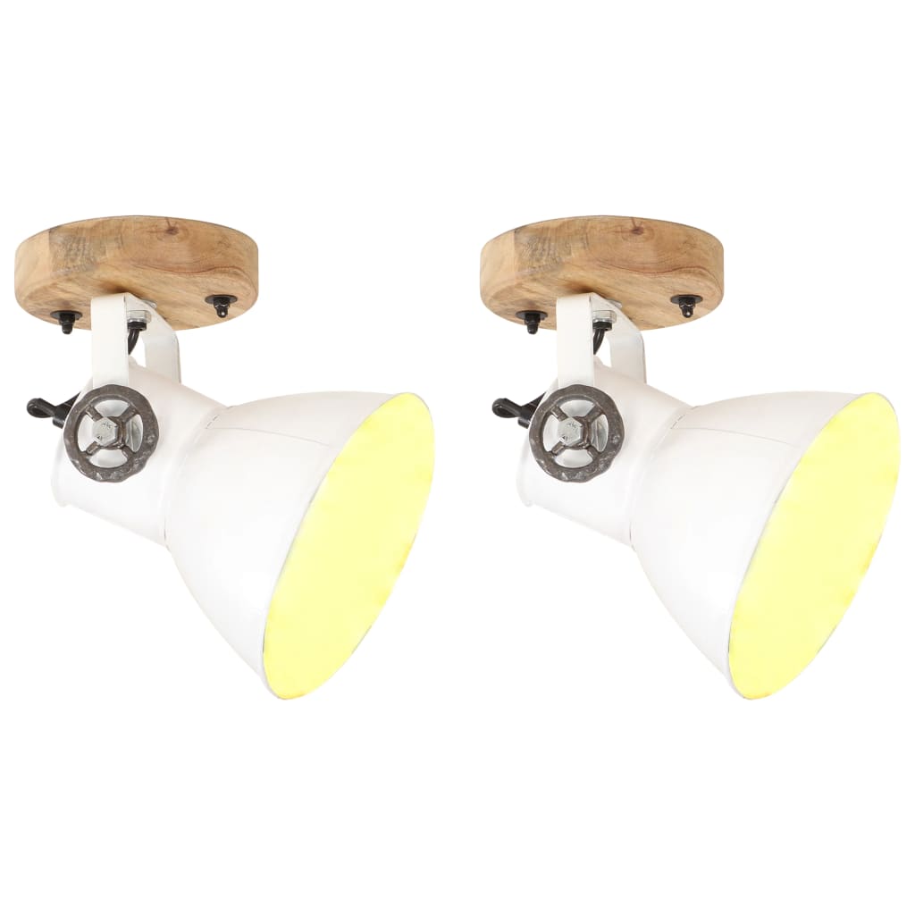 Wandlampe Industriestil Silbern 45x25 cm E27