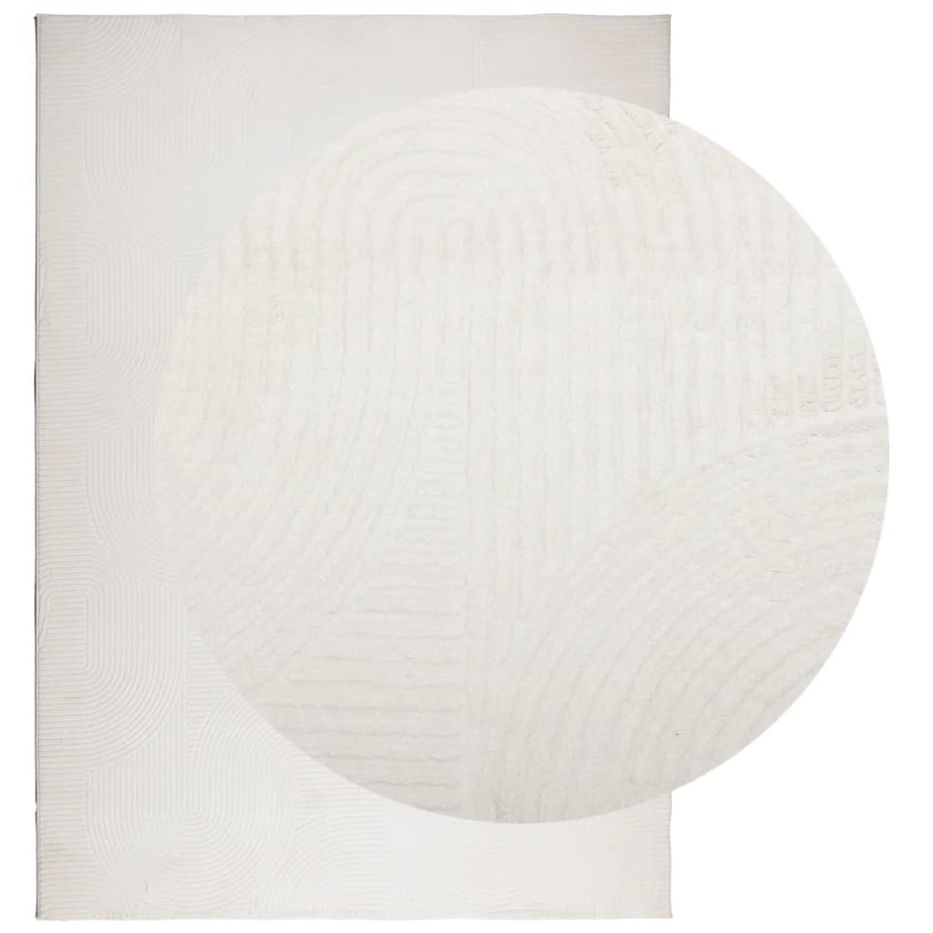 Teppich IZA Kurzflor Skandi-Stil Anthrazit 80x150 cm