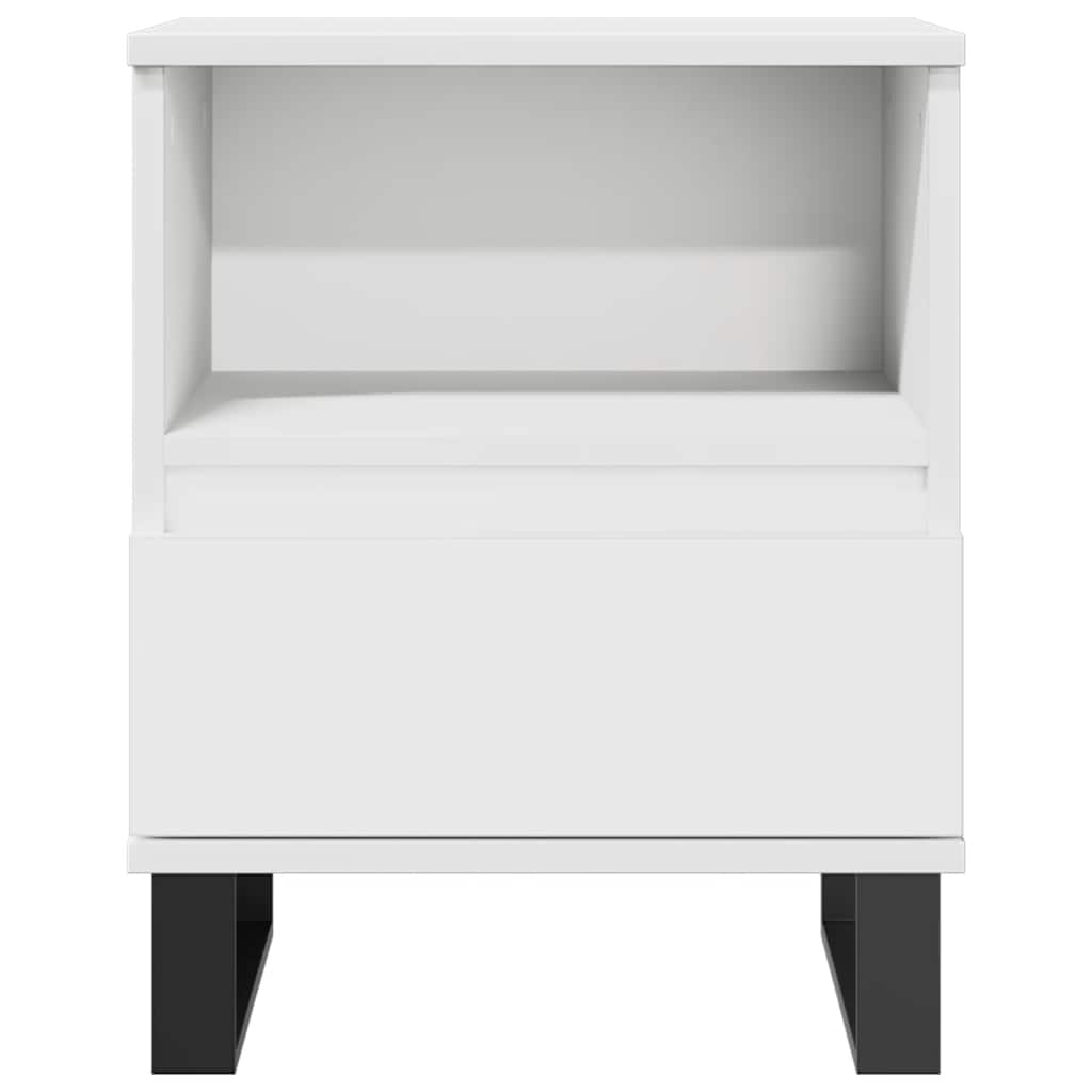 Bettschrank Schwarz Eichen-Optik 40 x 35 x 50 cm Holzwerkstoff