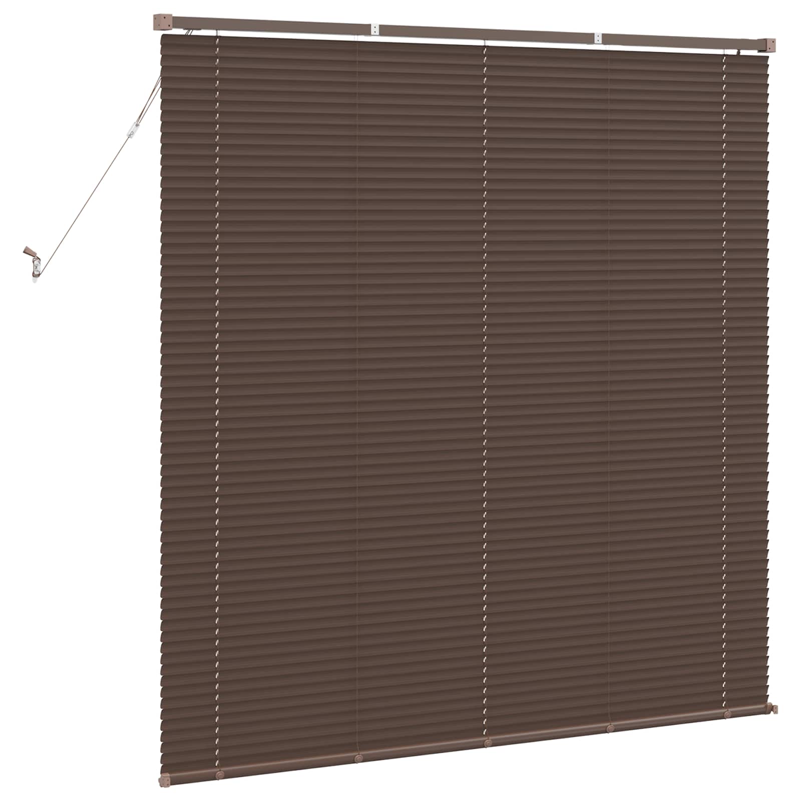 Jalousie Silber Grau 150 x 40 cm 25 mm PVC