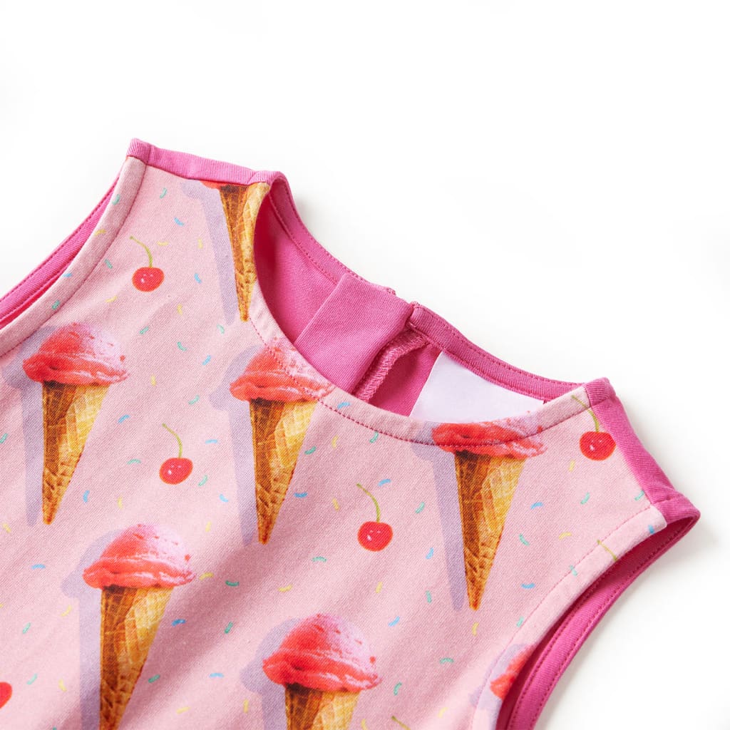 Kinderkleid Knallrosa 104