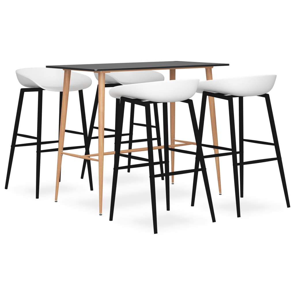 5-tlg. Bar-Set Weiß