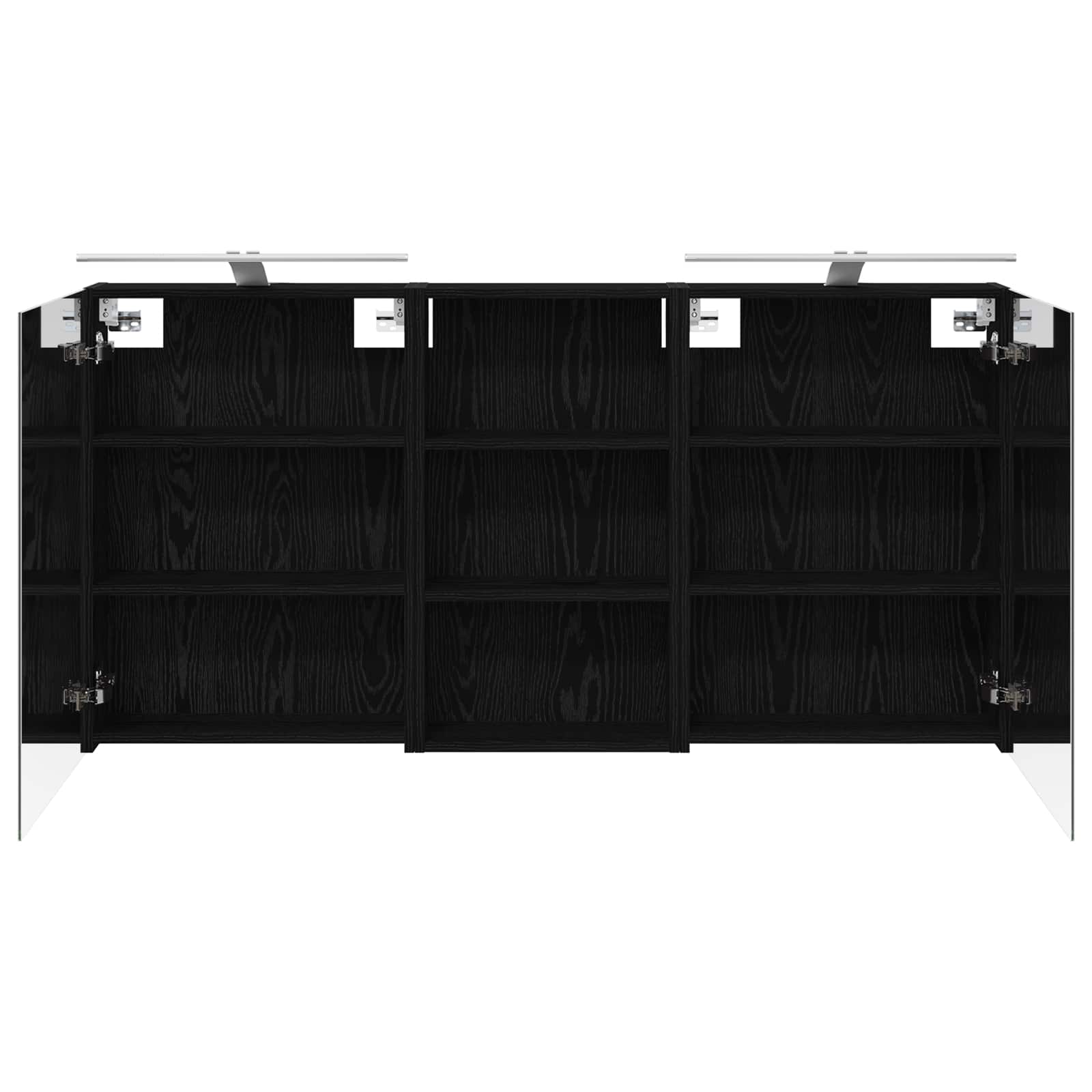 Badezimmerschrank-Set 3 pcs 80 x 10,5 x 50 cm Holzwerkstoff