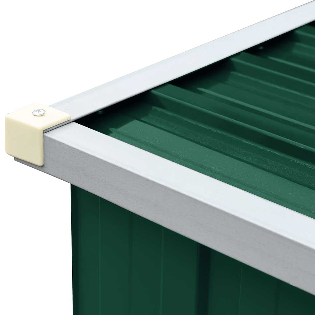 Brennholzlager aus verzinktem Stahl 330x84x152 cm Grau