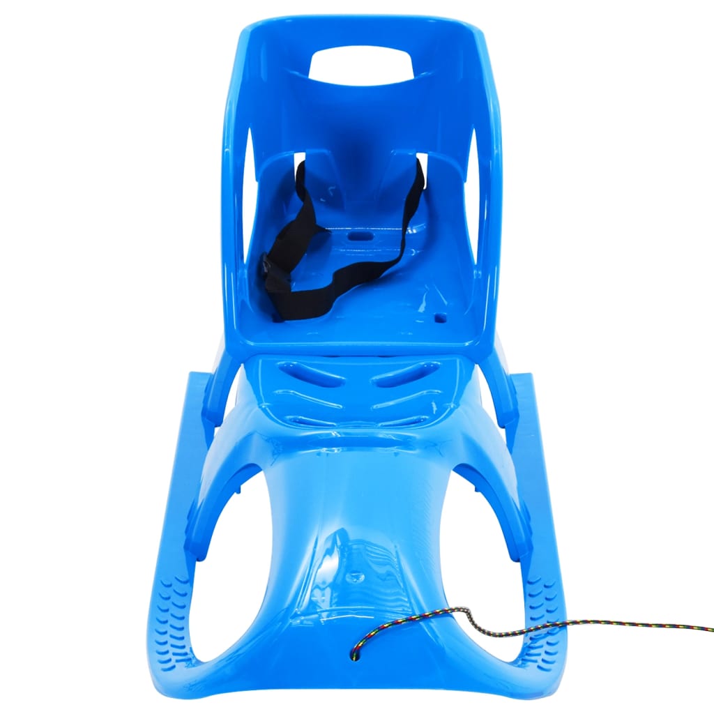 Schlitten für Kinder Blau 102,5x40x23 cm Polypropylen