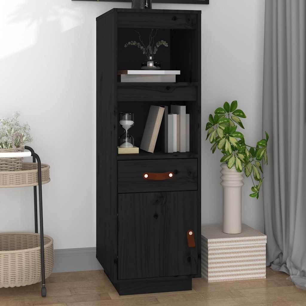 Highboard 34x40x108,5 cm Massivholz Kiefer