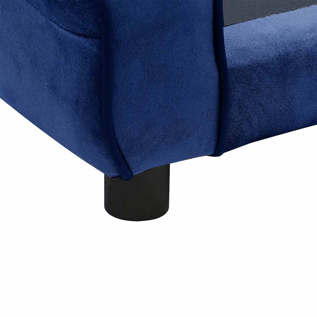 Hundesofa Dunkelgrau 72x45x30 cm Plüsch