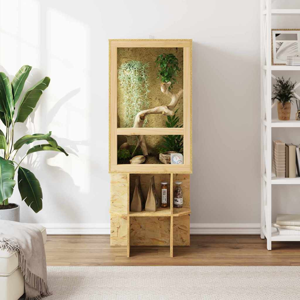 Terrarium Braun 50 x 50 x 100 cm OSB