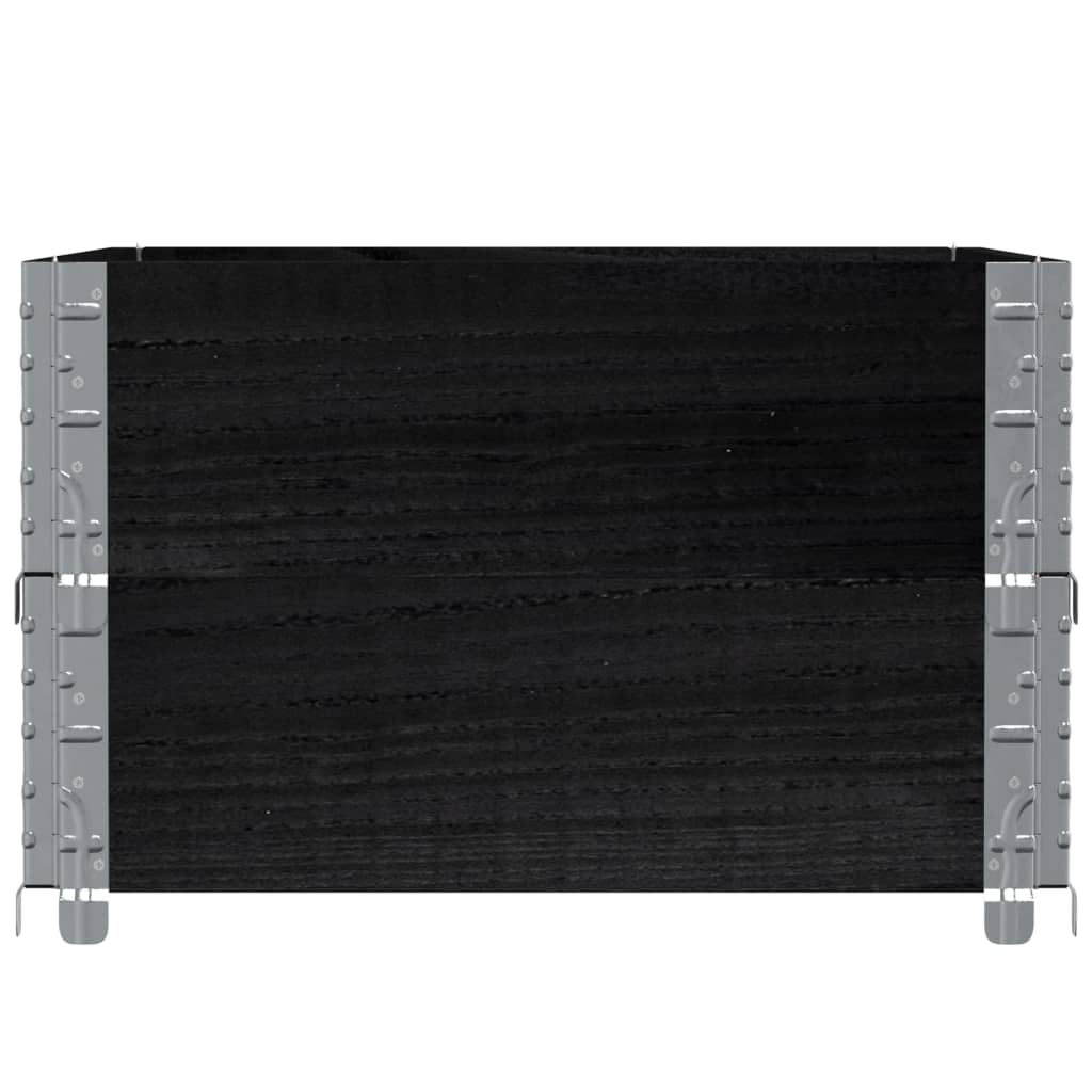 Pflanzkasten Grau 150x100 cm Massivholz Kiefer