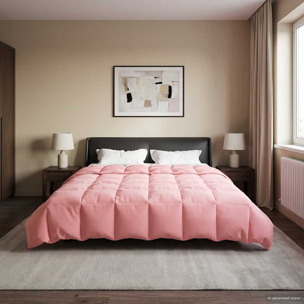 Sommerdecke Gesteppt Anthrazit 135 x 200 cm Mikrofaser