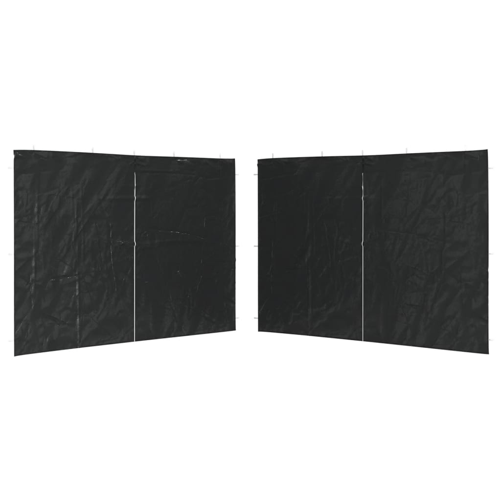 Party Zelt Seitenteil 2 pcs Rot 300 x 195 cm PE und Stahl