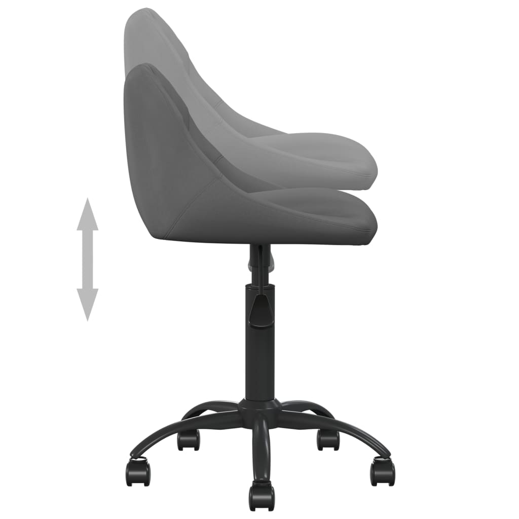 Bürostuhl Rosa Samt