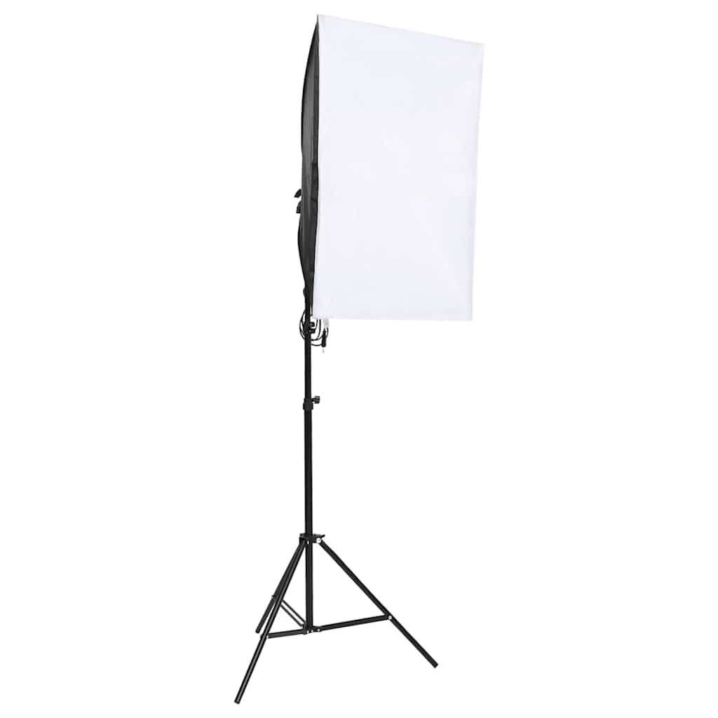 Professionelle Studioleuchten 2 Stk. 40x60 cm Stahl Schwarz