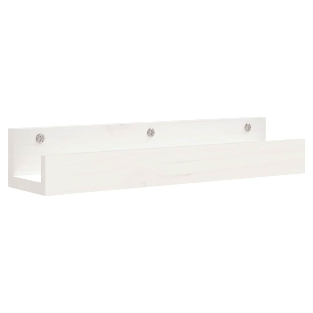 Wandregale 2 Stk. 50x12x9 cm Massivholz Kiefer