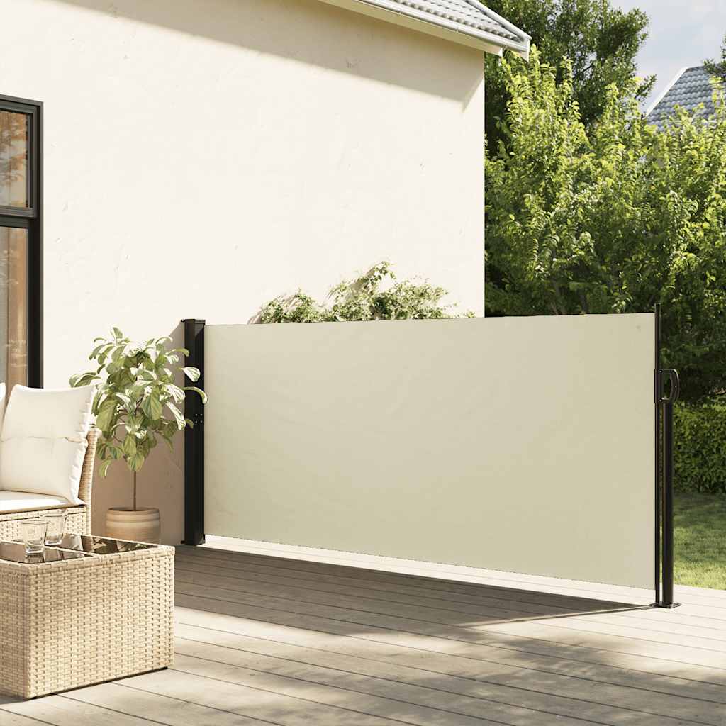 Seitenmarkise Ausziehbar Schwarz 100x300 cm