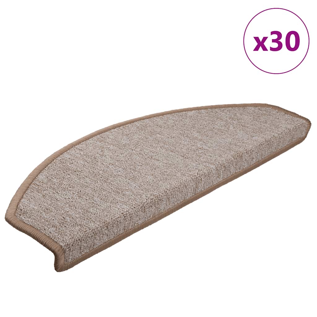Stufenmatten 15 Stk. 56x17x3 cm Anthrazit Halbrund