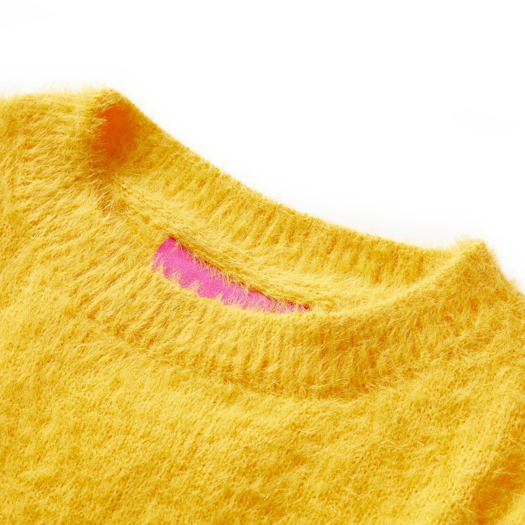 Kinderpullover Gestrickt Altrosa 140