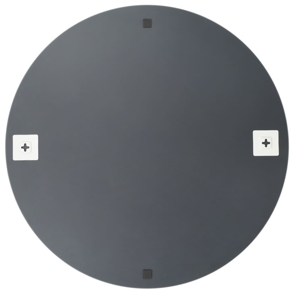 Wandspiegel 2 Stk. 40 cm Rund Glas