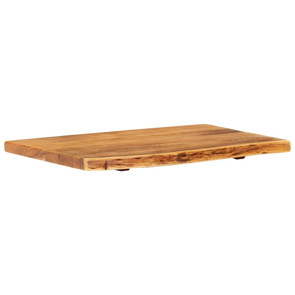 Badezimmer-Waschtischplatte Massivholz Akazie 100x52x2,5 cm
