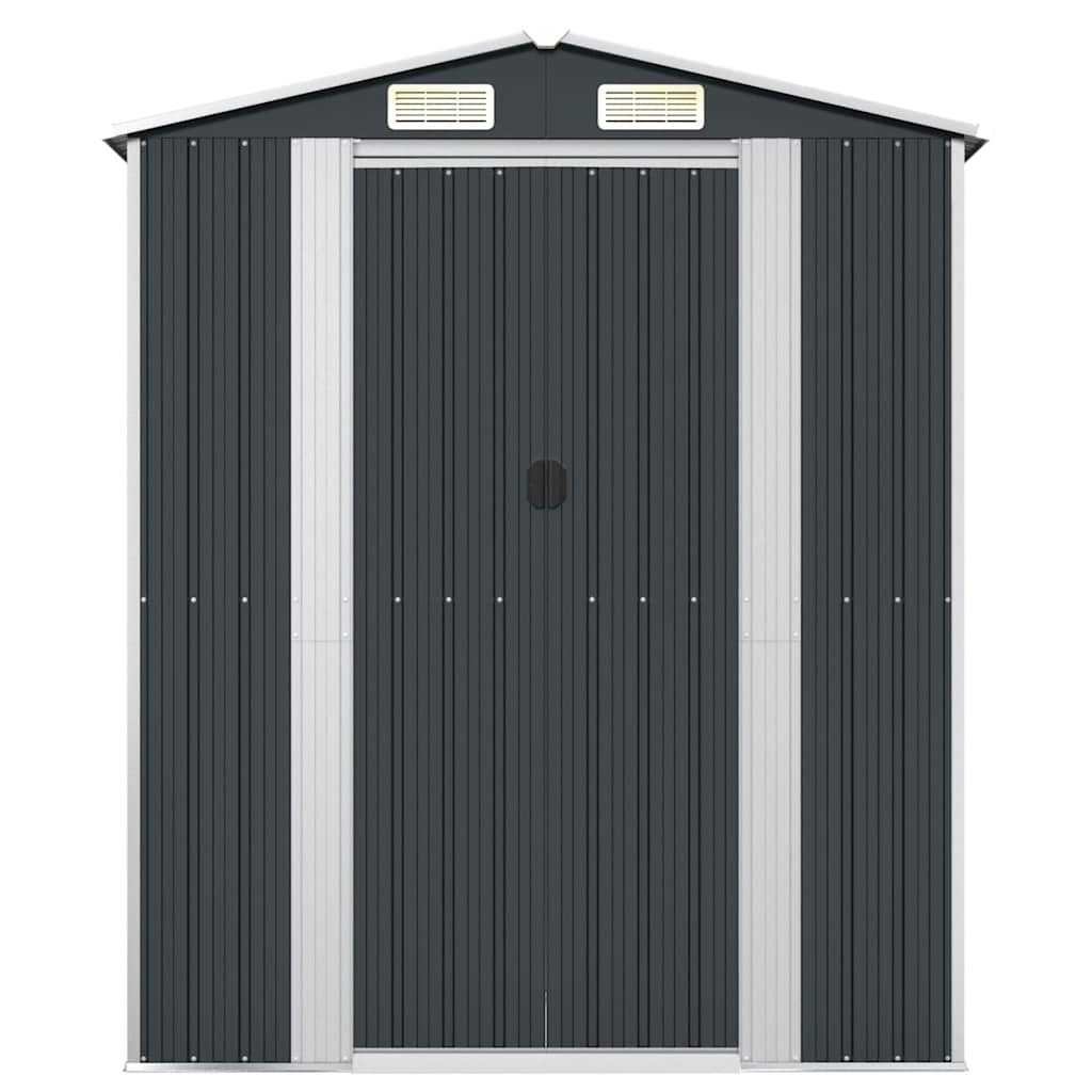 Geräteschuppen Grün 192x108x223 cm Verzinkter Stahl