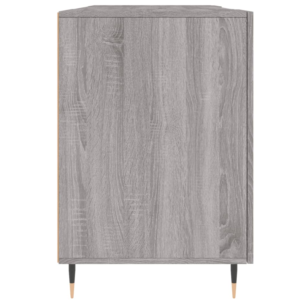 Schreibtisch Betongrau 140x50x75 cm Holzwerkstoff