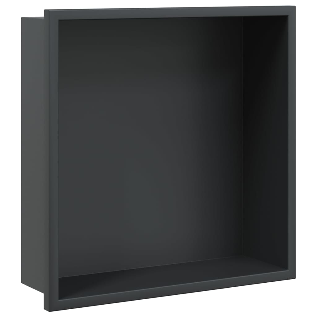 Duschnische Gebürstet Silbern 32x32x9 cm Edelstahl
