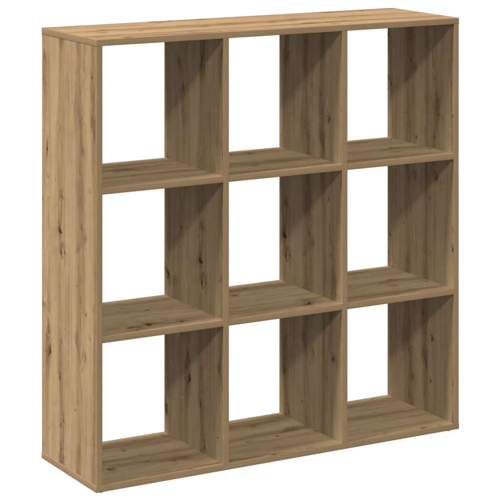 Bücherregal Weiß 137,5x29x137,5 cm Holzwerkstoff
