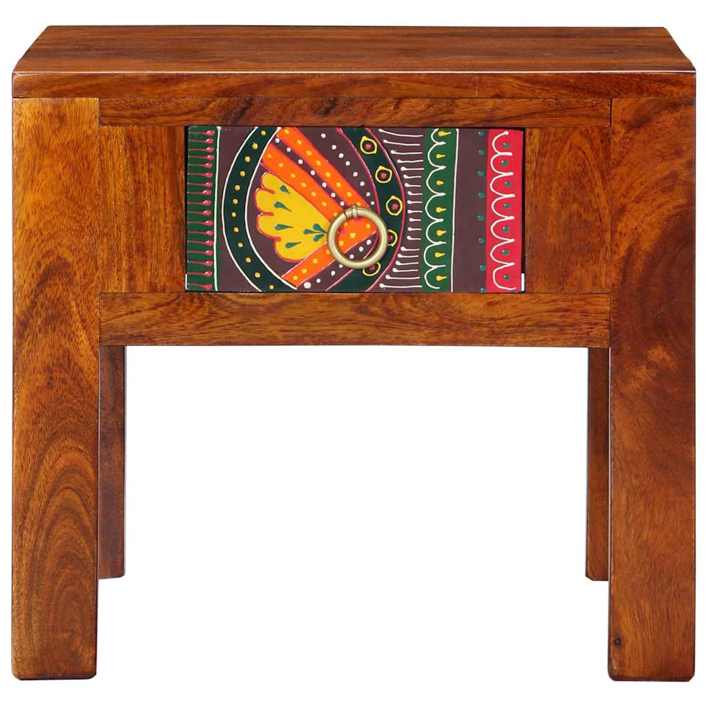 Nachttisch 40x35x45 cm Massivholz Akazie