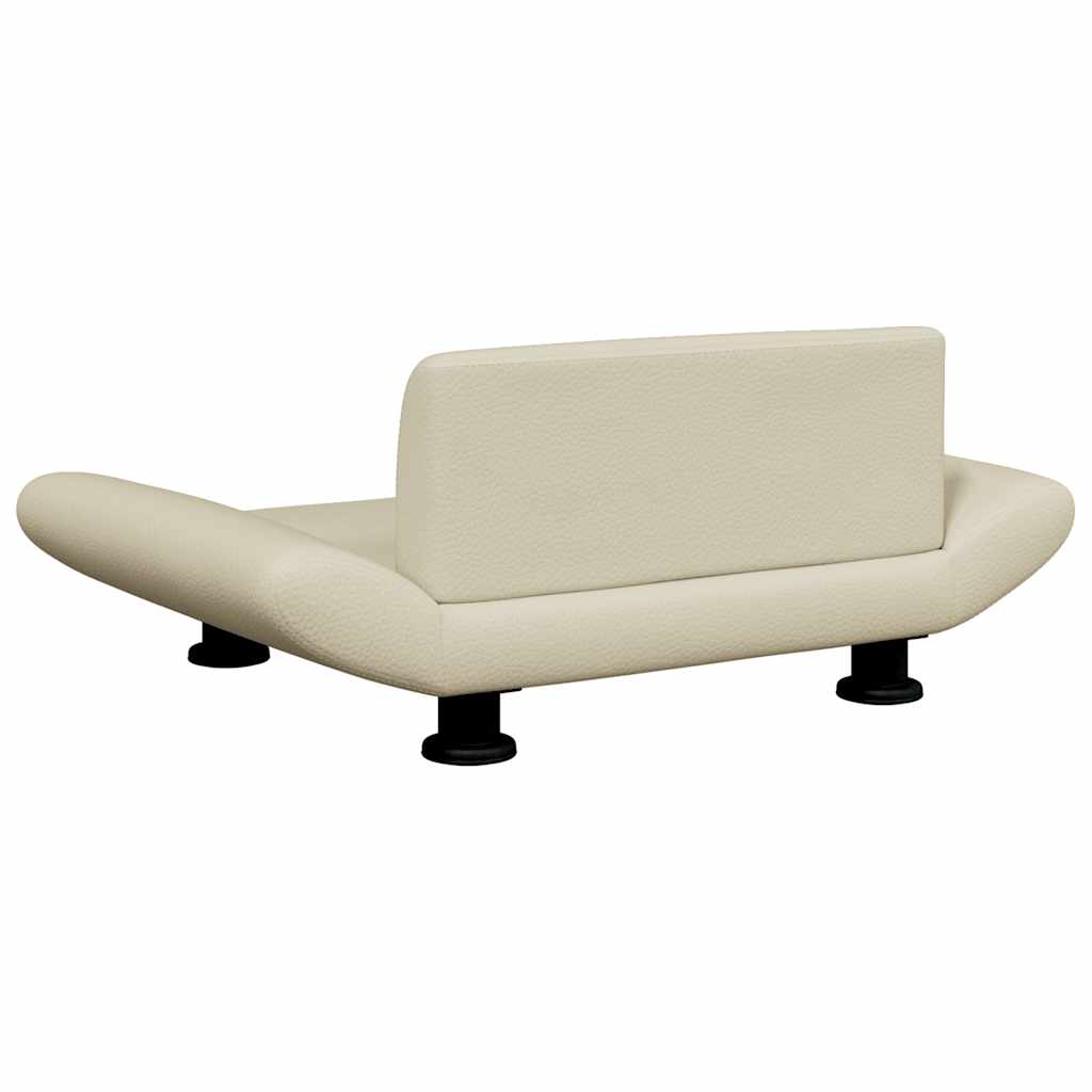 Hundebett Dunkelgrau 70x45x28 cm Stoff