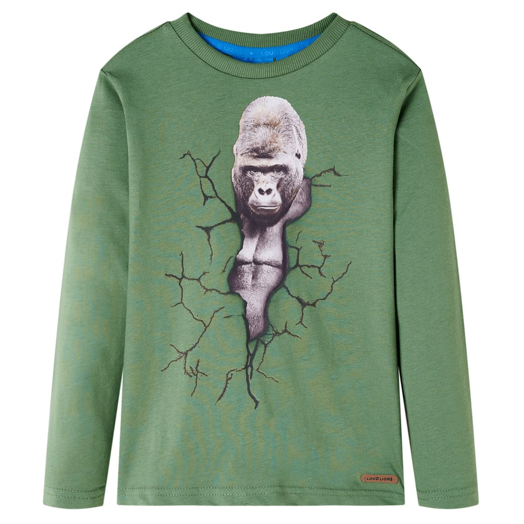 Kinder-Langarmshirt Dunkelocker 116