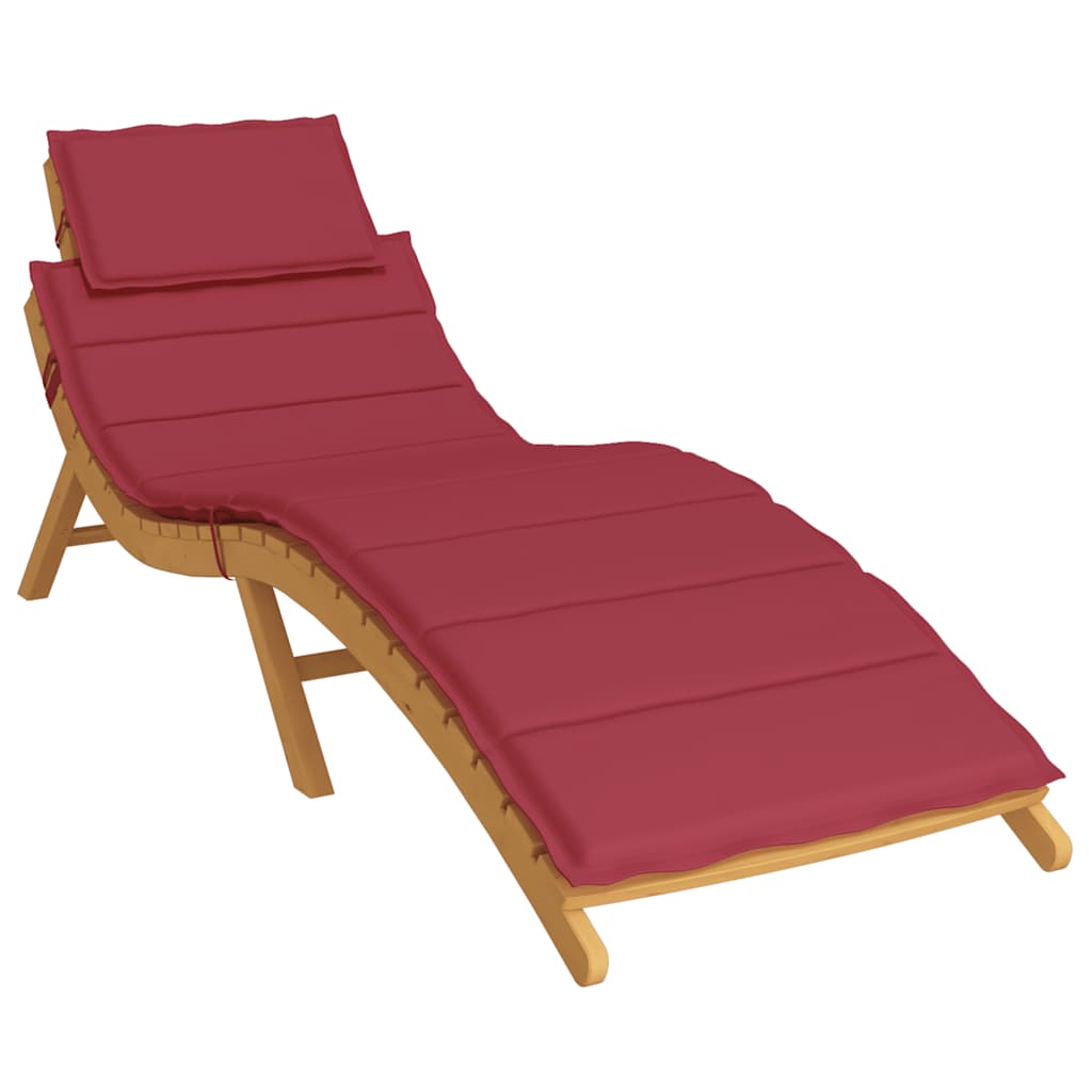Sonnenliegen-Auflage Grau 186x58x4 cm Oxford-Gewebe