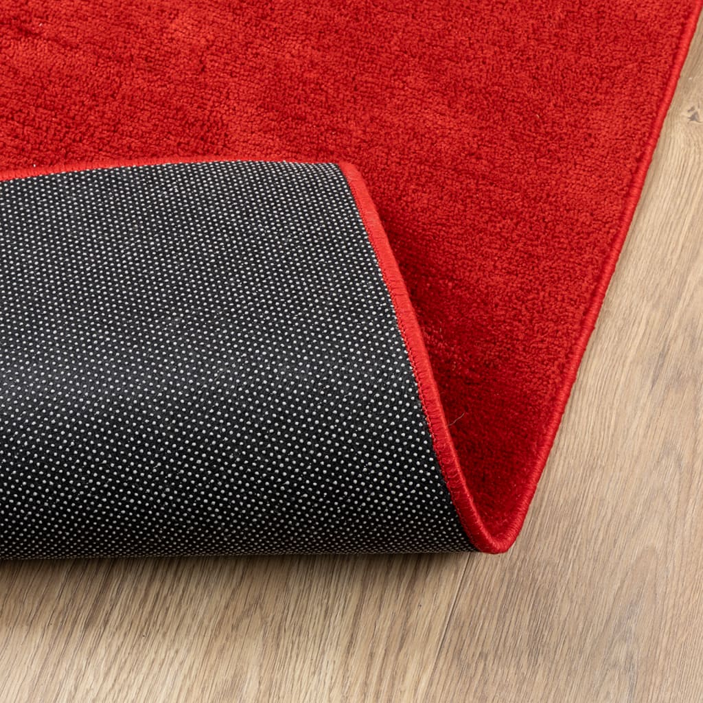 Teppich OVIEDO Kurzflor Anthrazit 120x120 cm