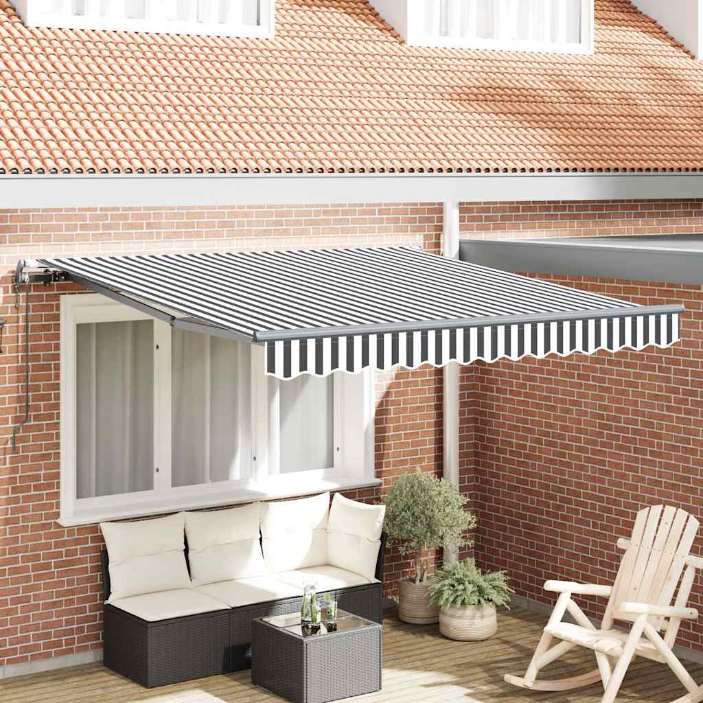 Markise Automatisch Einziehbar 350x250 cm Creme