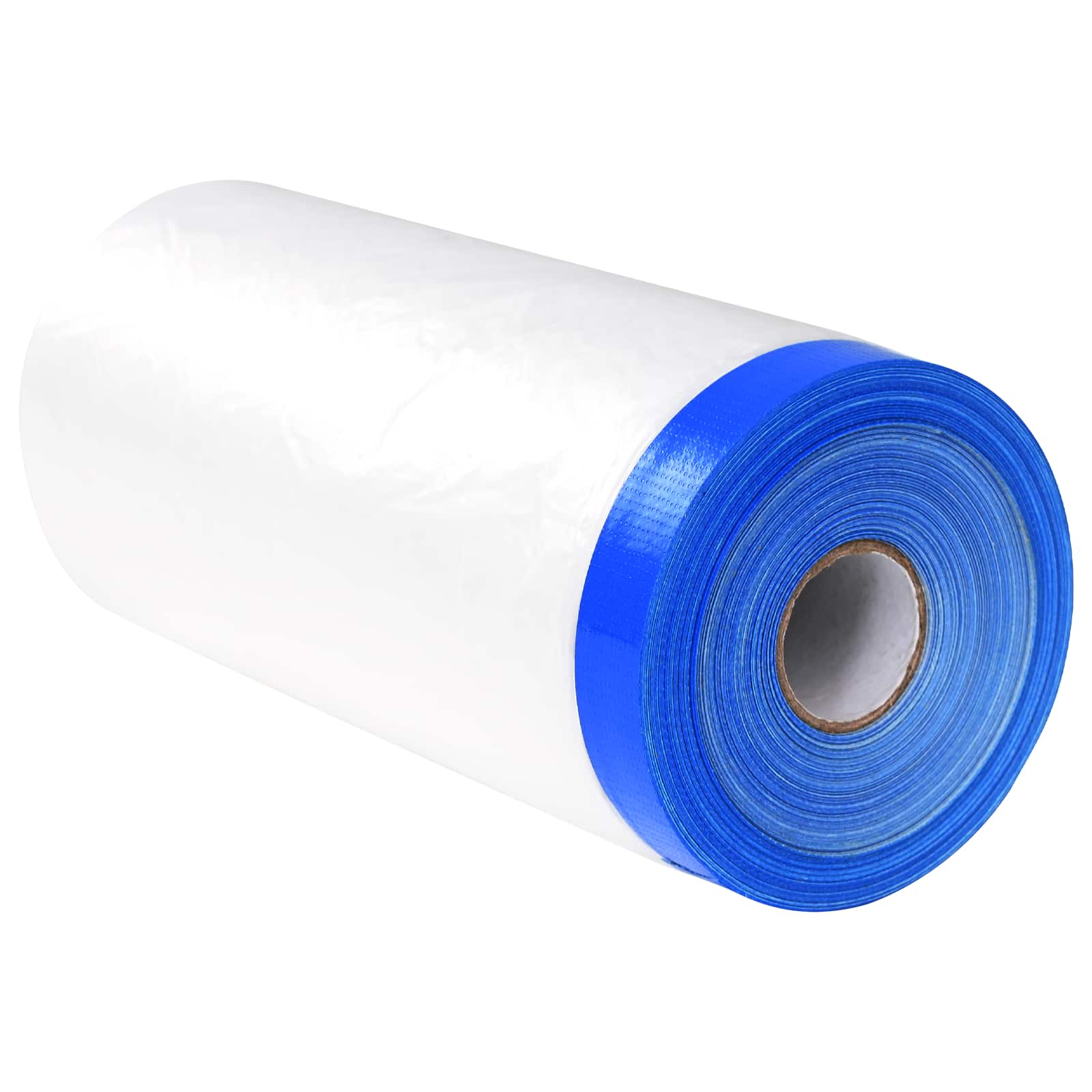 Abdeckfolie mit Klebeband 6 pcs Transparent und Blau