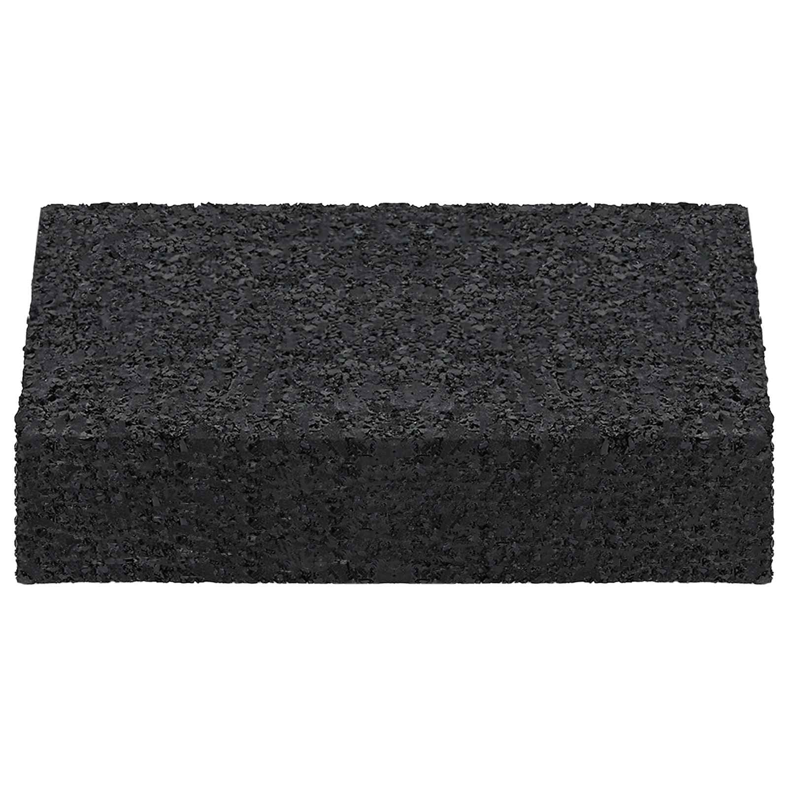 Gummigranulat-Patiopad Schwarz 6 x 9 x 0,3 cm Gummi