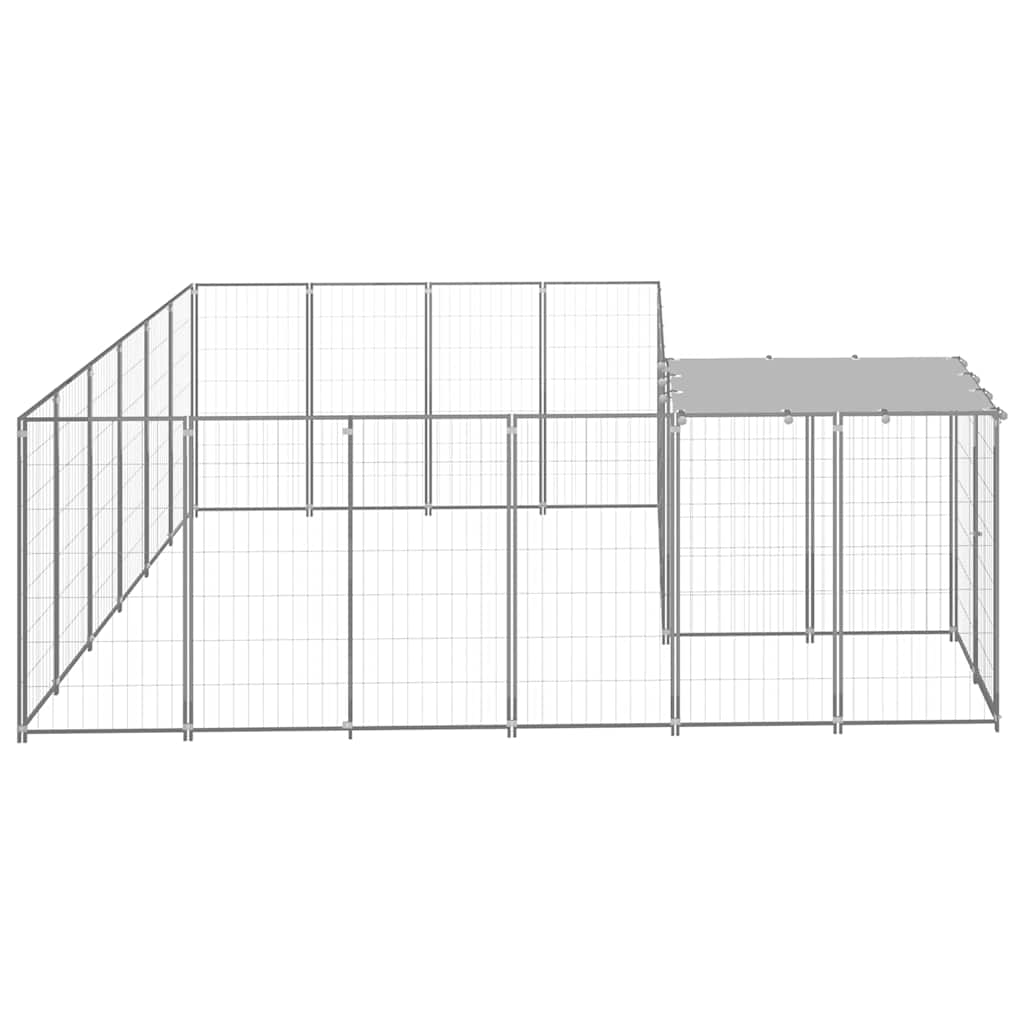 Hundezwinger Schwarz 4,84 m² Stahl