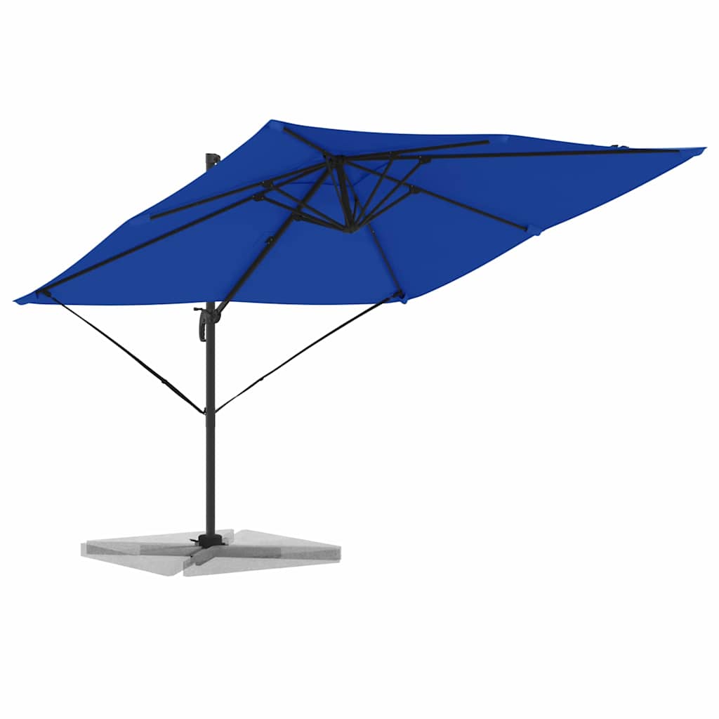 Roma Parasol Beige 286 x 284 x 265 cm Aluminium und Polyester