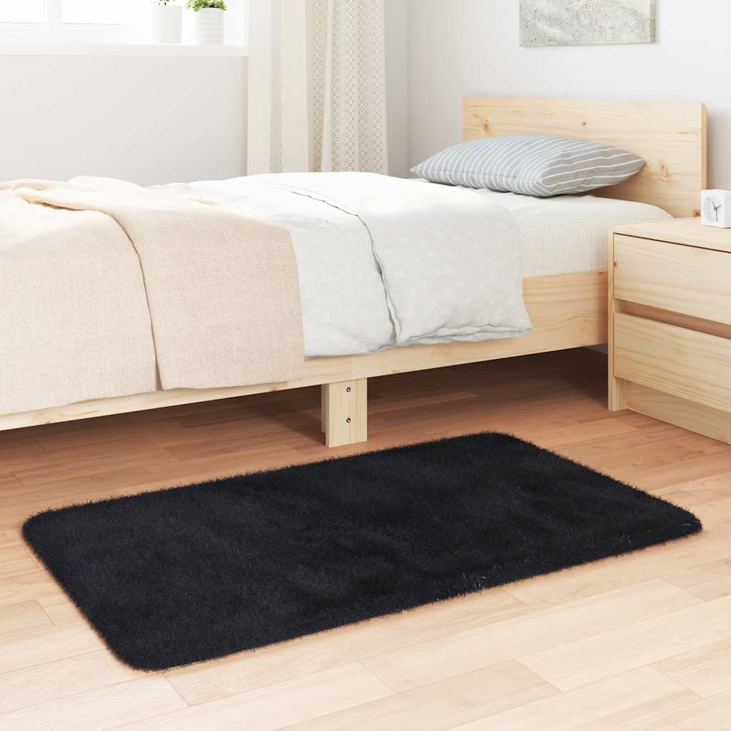Teppich Shaggy Hochflor NAVARRA Beige 60x100 cm Polyester