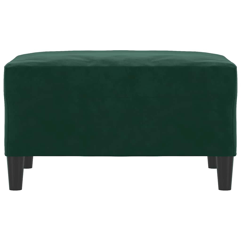 Fußhocker Hellgrau 60x50x41 cm Samt