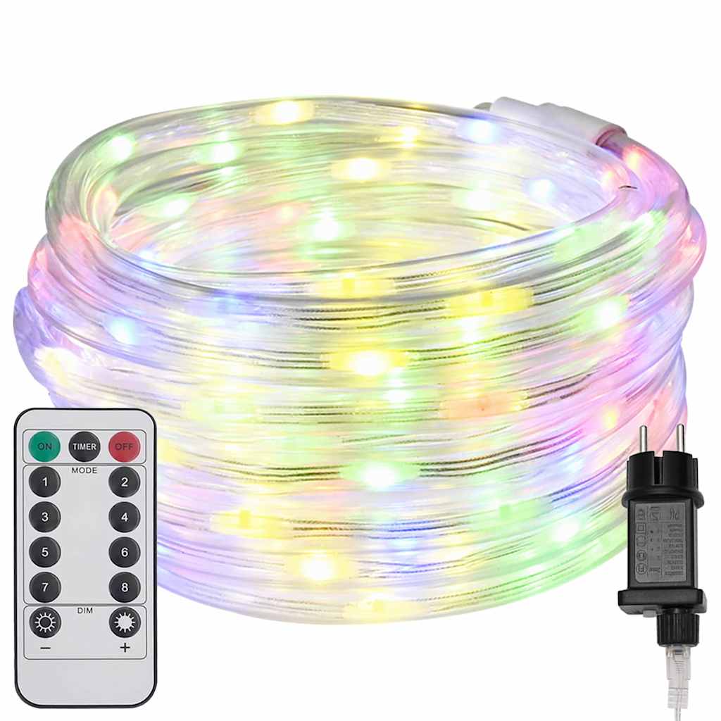Lichtseil mit 120 LEDs Warmes Weiß 5 m PVC
