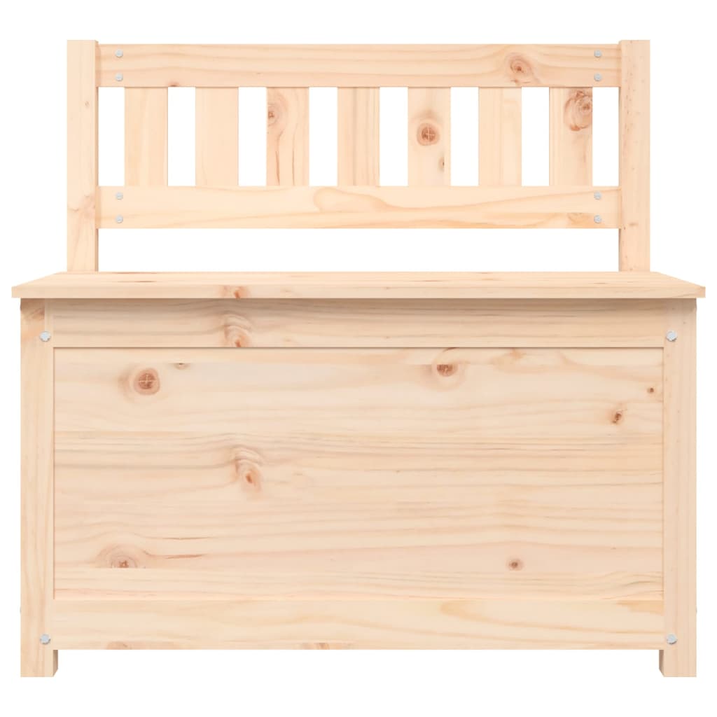 Sitzbank 80x41x77 cm Massivholz Kiefer