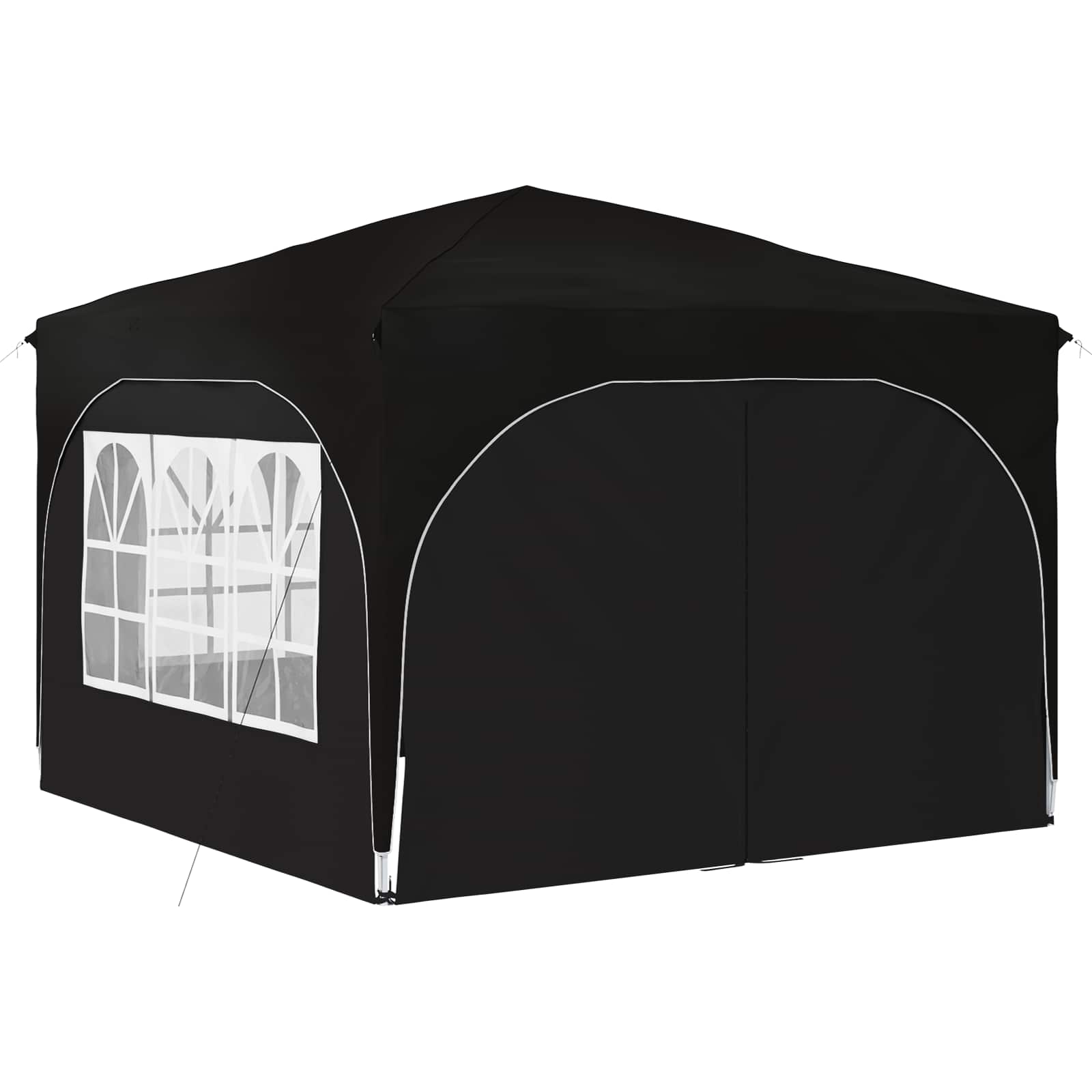 Pop-up Partyzelt 290 x 290 x 245 cm Creme
