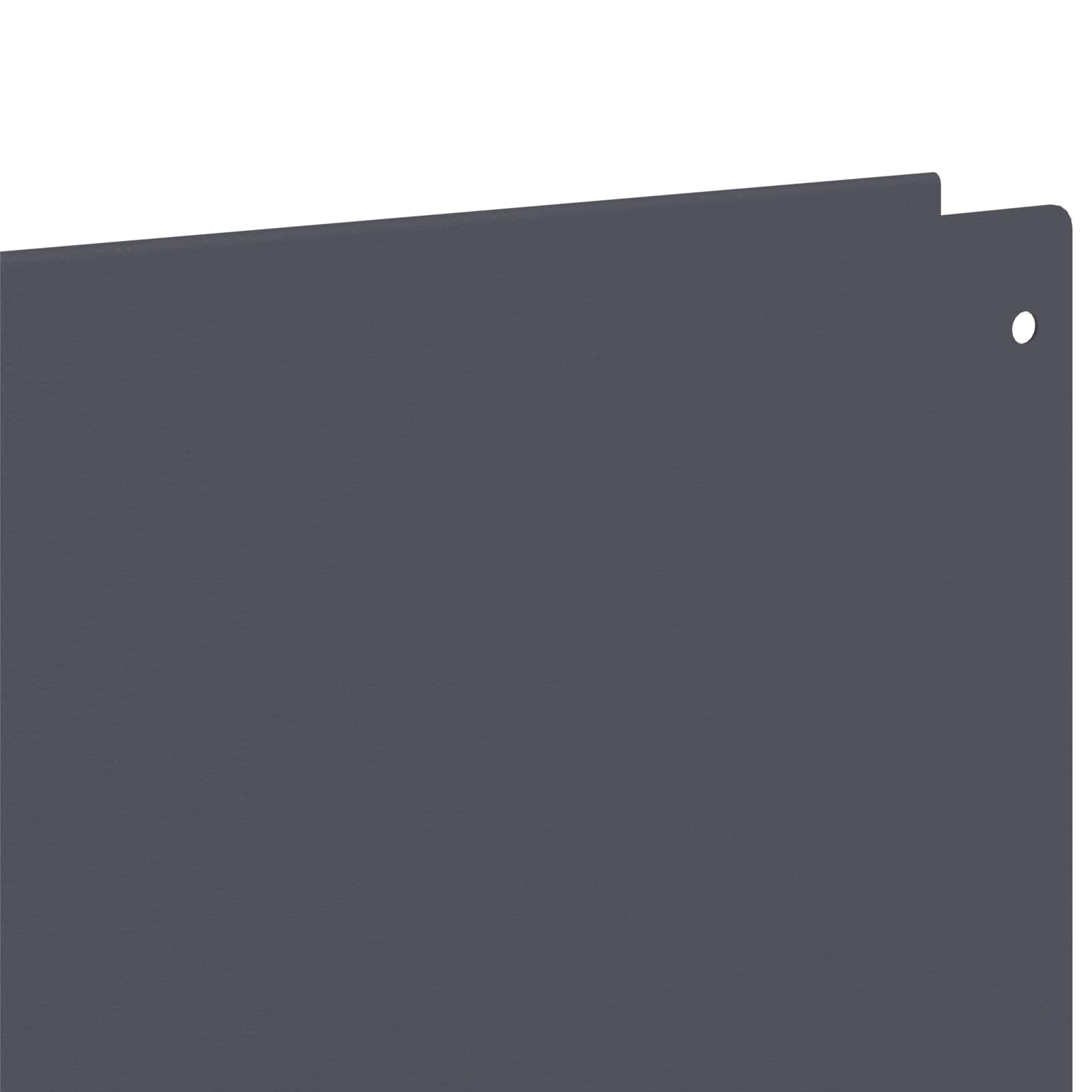 Raseneinfassung 10 pcs 100 x 12 cm Stahl Anthrazit